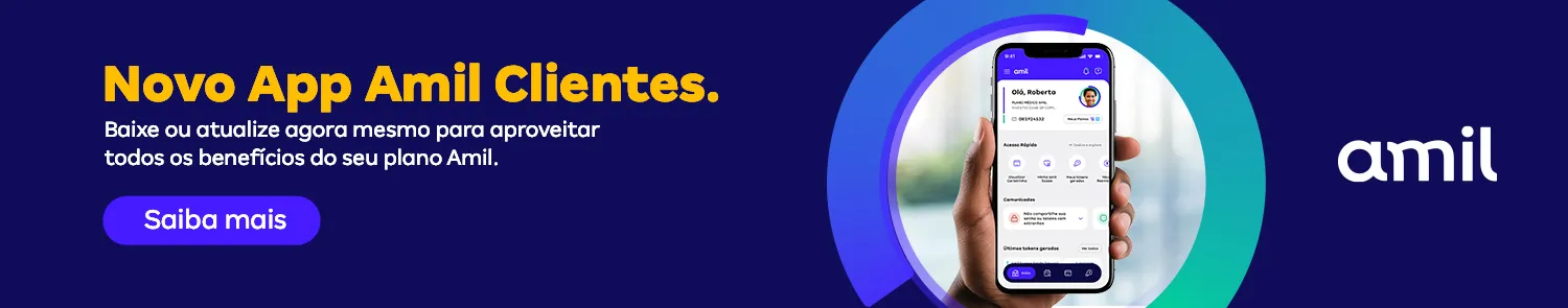 Conheça o novo App Amil e aproveite todos os benefícios do seu plano Amil.